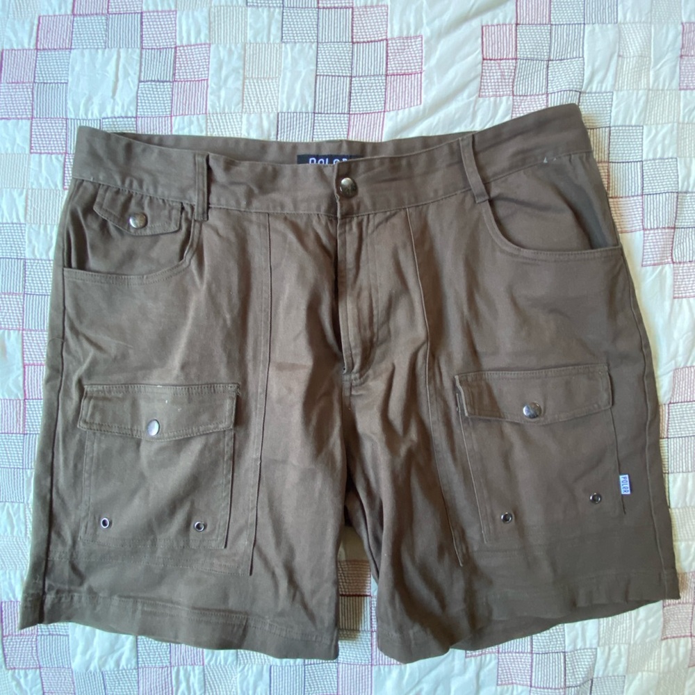 Poler stuff brown cargo shorts